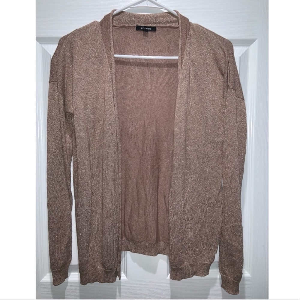 Brown cardigan